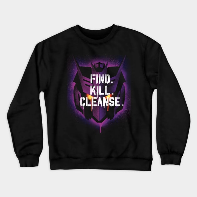 DJD - Find, Kill, Cleanse Crewneck Sweatshirt by DEADBUNNEH